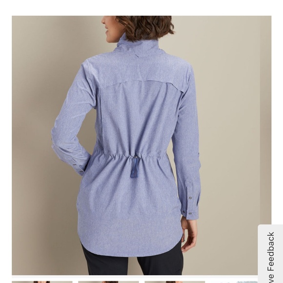 Duluth Trading Sol Survivor Tunic Sun Protection size Large - Picture 3 of 15